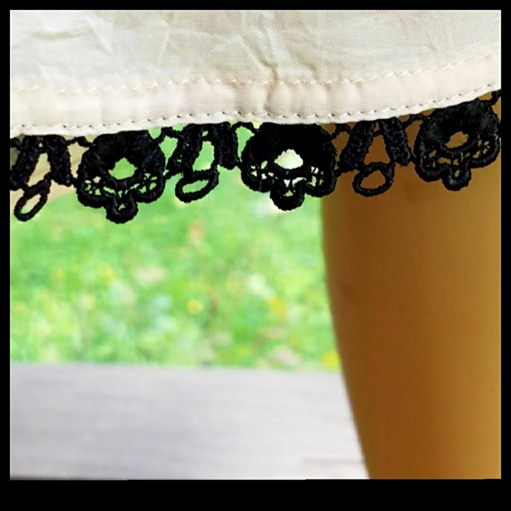 ▪️ANTHRO▪FEI▪Retro Cotton Floral Full Skirt - Picture 4 of 8